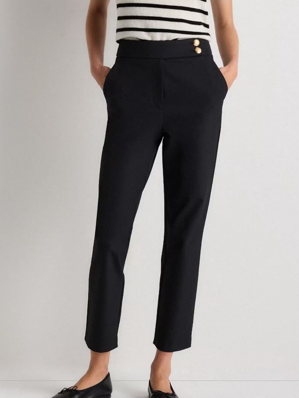 Quince Scuba Slim Ankle Pants